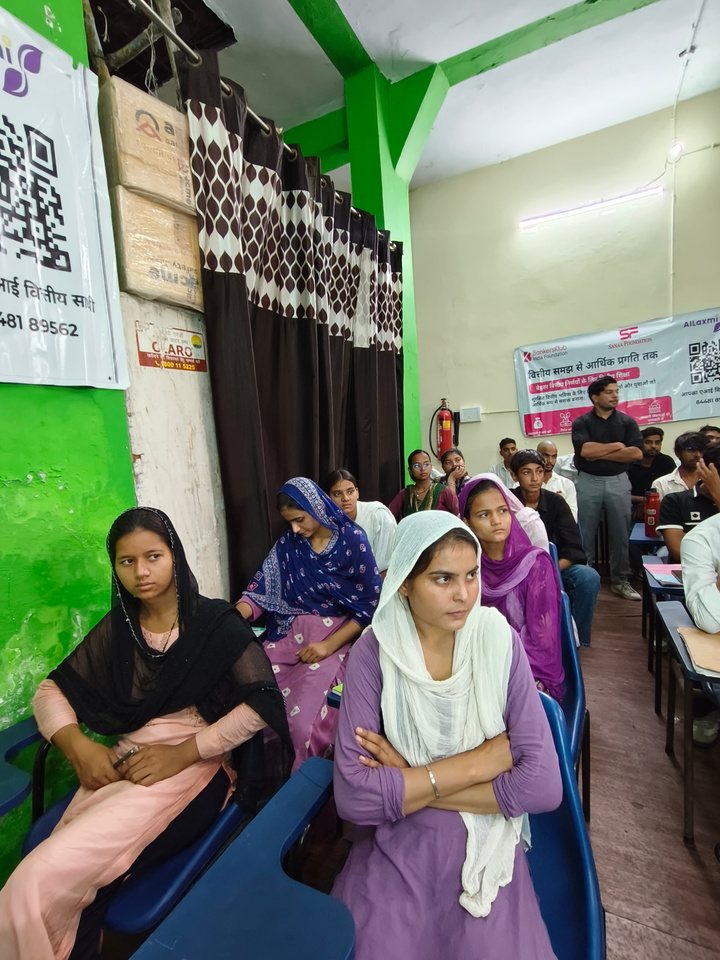 Women at a BKIF session in Nuh