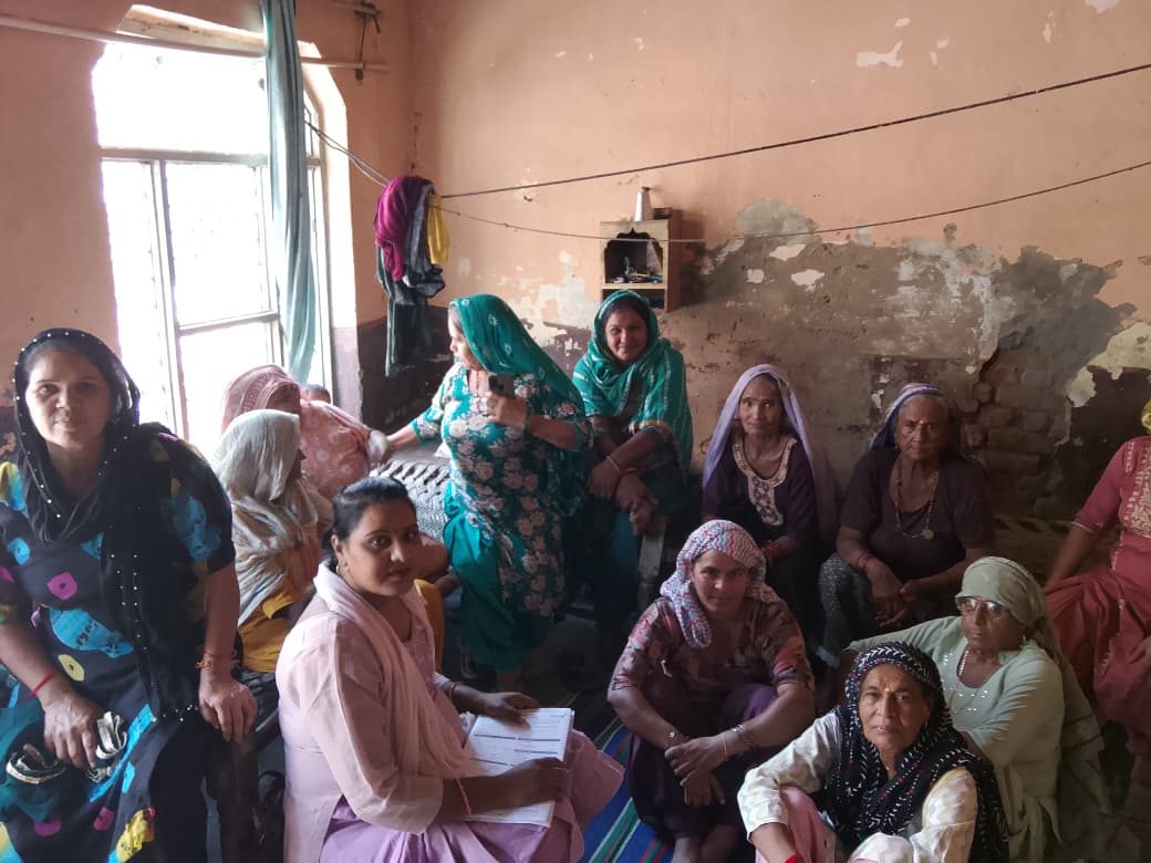 A BKIF financial capability session in Haryana